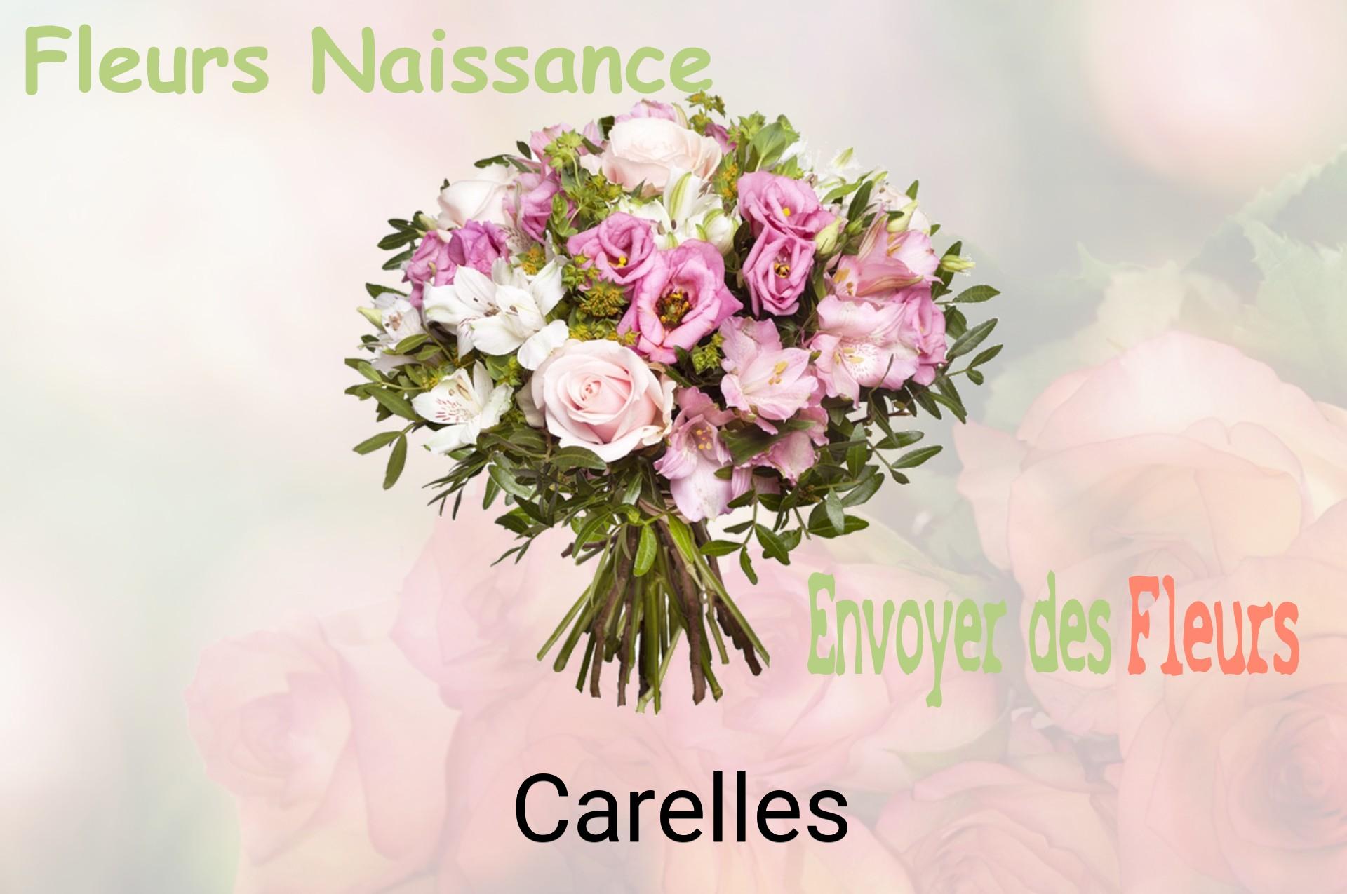 Bouquet de fleurs de naissance livré à Carelles